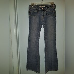 Piper And Blue denim Jeans Flare Size 5 Button Pockets